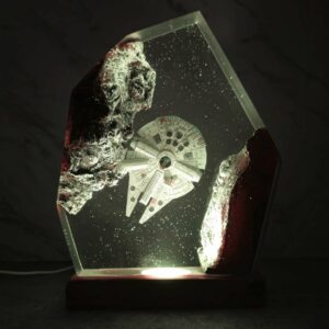 The Space Galaxy Resin Lamp