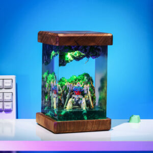 BROKEN Gundam in Deep Ocean Resin Lamp