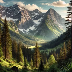 Mountain Forest Lamp